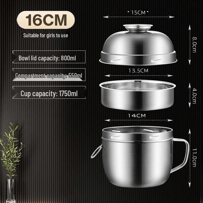 Zhishi Stainless Steel Student Lunch Box