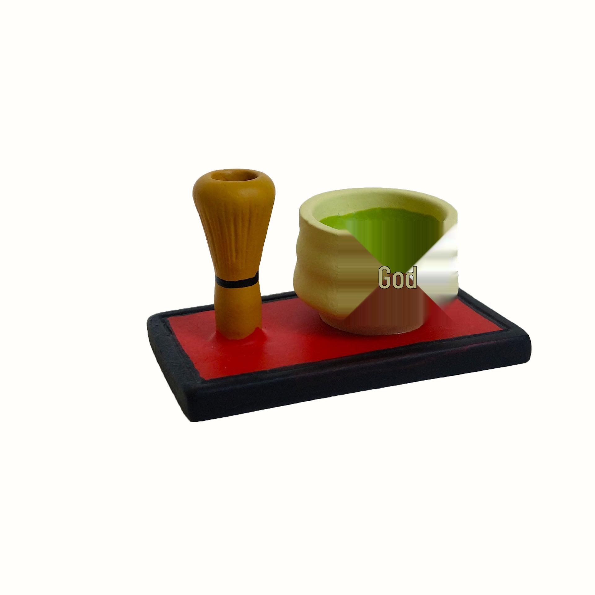 

Japanese Grocery Miniature Set: Sake, Teapot, Matcha, and Food Toys for Scene Decoration and Cute Ornaments.