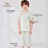 YEEHOO Boys' Tencel Modal Short Sleeve Summer Pajama Set