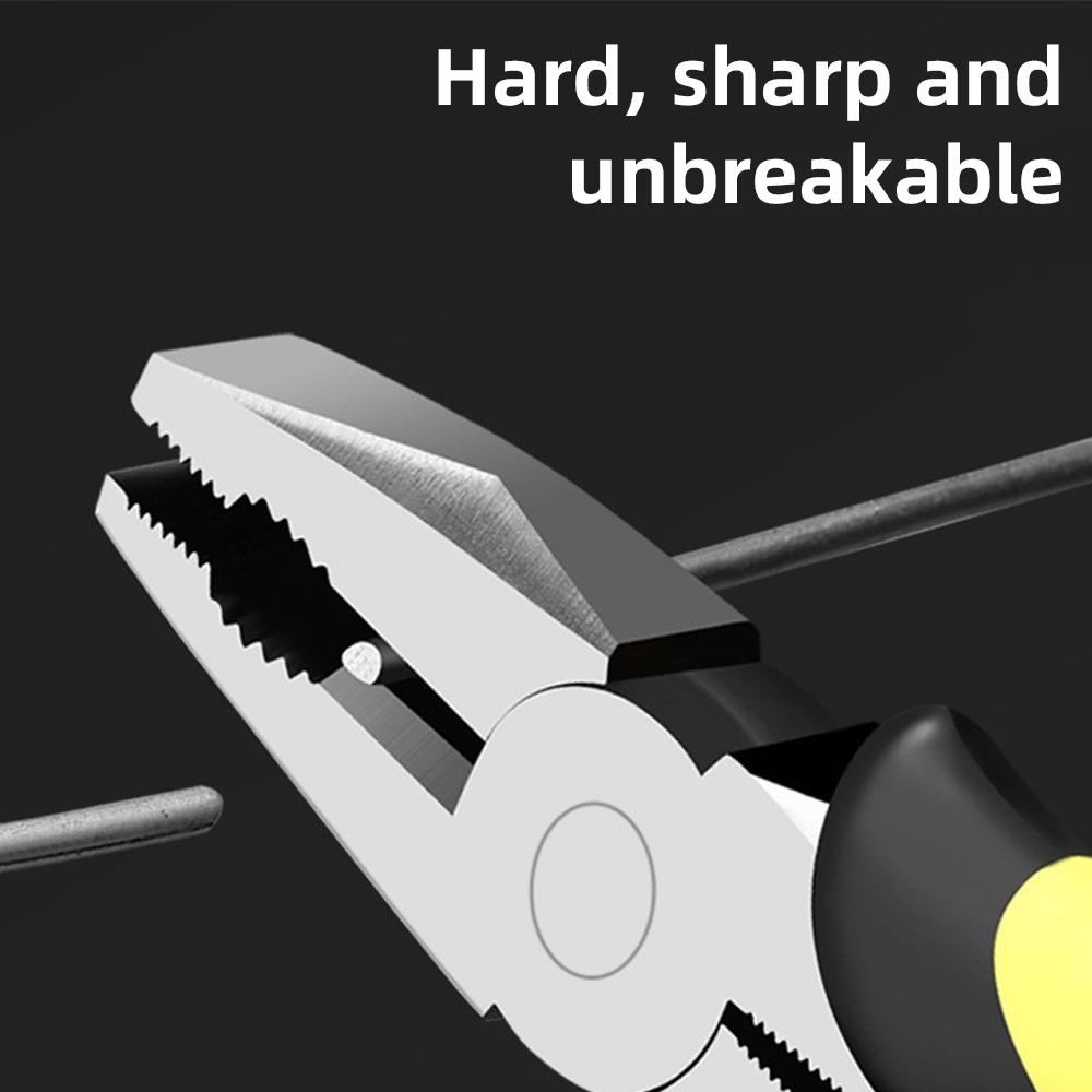 3Pcs 6 Inches Wire Pliers Electrician Specific Pointed Nose Pliers Multi-Functional Labor-saving Household Electrician Pliers