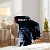 For Resident Evil 2,Leon Kennedy,Claire Redfield-Themed Flannel Blanket, Glam Style, Digital Print, All-Season Comfort, Tear-Resistant, Knit
