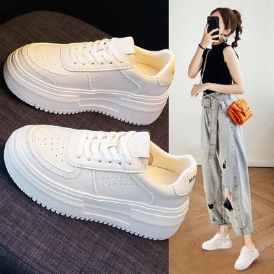 Fashion Platform Platform White Shoes Women's New Versatile Spring and Summer Casual Sneakers Summer Women's Shoes
