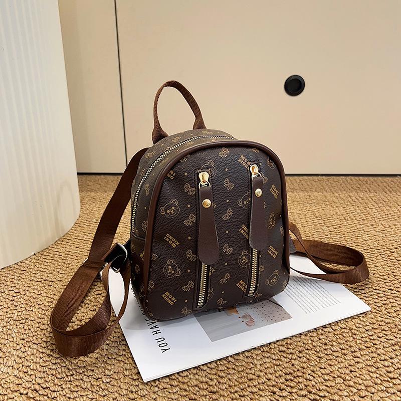 

Новый Повседневный Модный Рюкзак с Принтом Женский Тренд Большая Вместимость Рюкзак для Поездок Студенческий Школьный Рюкзак Дорожная Сумка