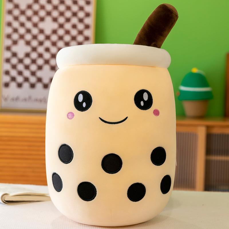 New Fruit Bubble Tea Cup Throw Pillow Doll Plush Toy Doll