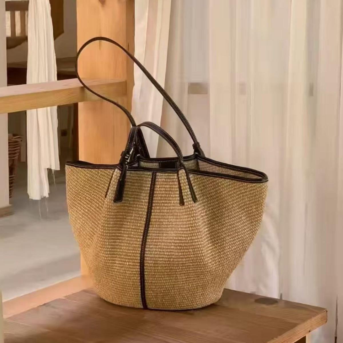 

Travel Beach Small-scale Design Large-capacity Tote Bag, Single-shoulder Tote Bag, Casual Women s Bag