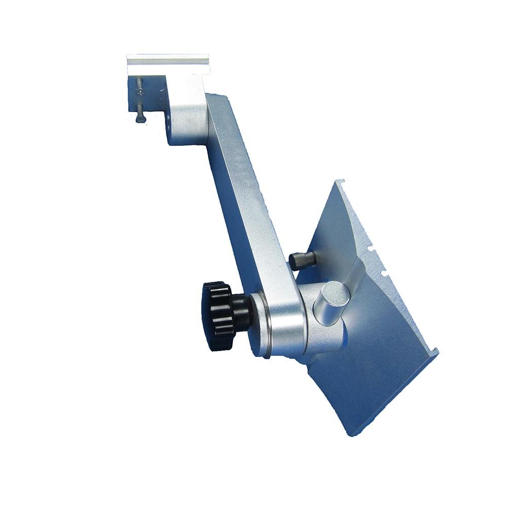 Aluminum Alloy Swivel Wall Mount Bracket, Device Monitor Stand with Storage Basket, Wall Mount Bracket for Patient Monitor