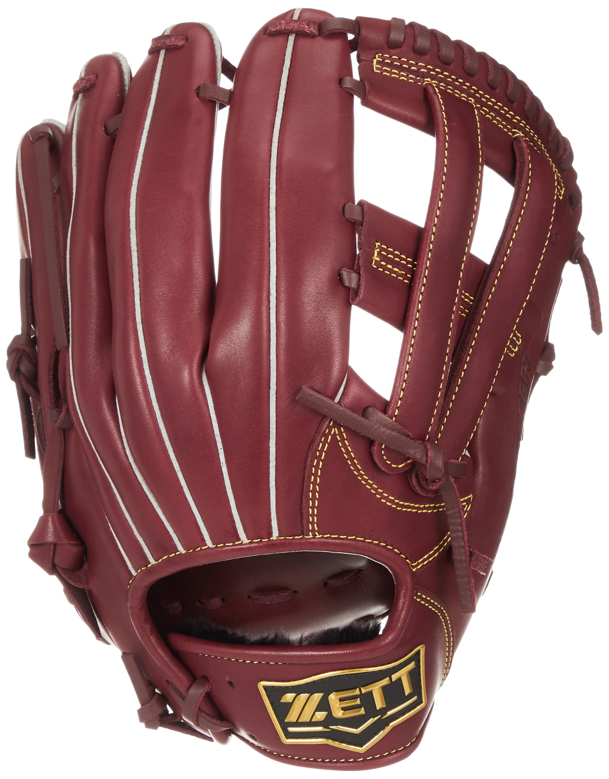 

ZETT Soft Steer Baseball Bordeaux Brown BRGB35540 Glove, All-Around, (4000), Right-Handed Throw,