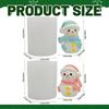 2pcs Cute Christmas Molds for Resin Easy Release Snowman Candle & Soap Making Home Decor Party Art Projects Winter Crafting Tool