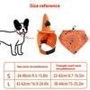 Scary Dog Costume Hat And Bandanas Set Comfortable Halloween Party Outfit Accessory For Small Breeds Holiday Dressingup