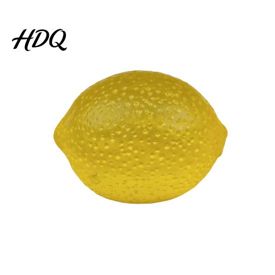 Jellyfish Squeeze Toy Transparent Lemon Toy, Stress Relief Ice Cream Soft Clear Cube Sensory for Kids Adults Reduction