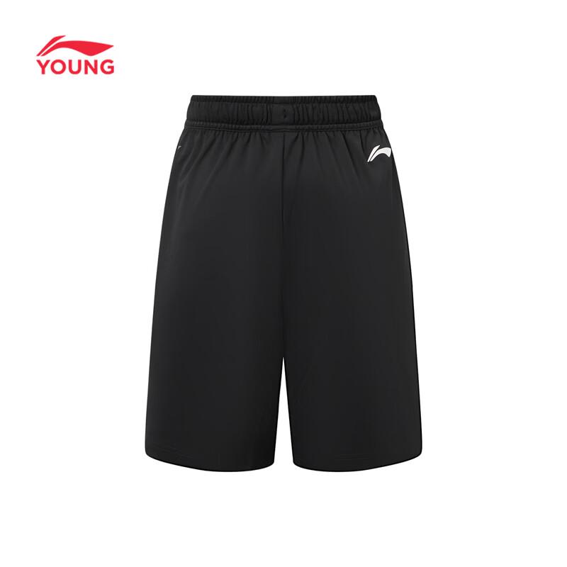 Li-Ning Unisex Youth Moisture-Wicking Knit Sport Shorts