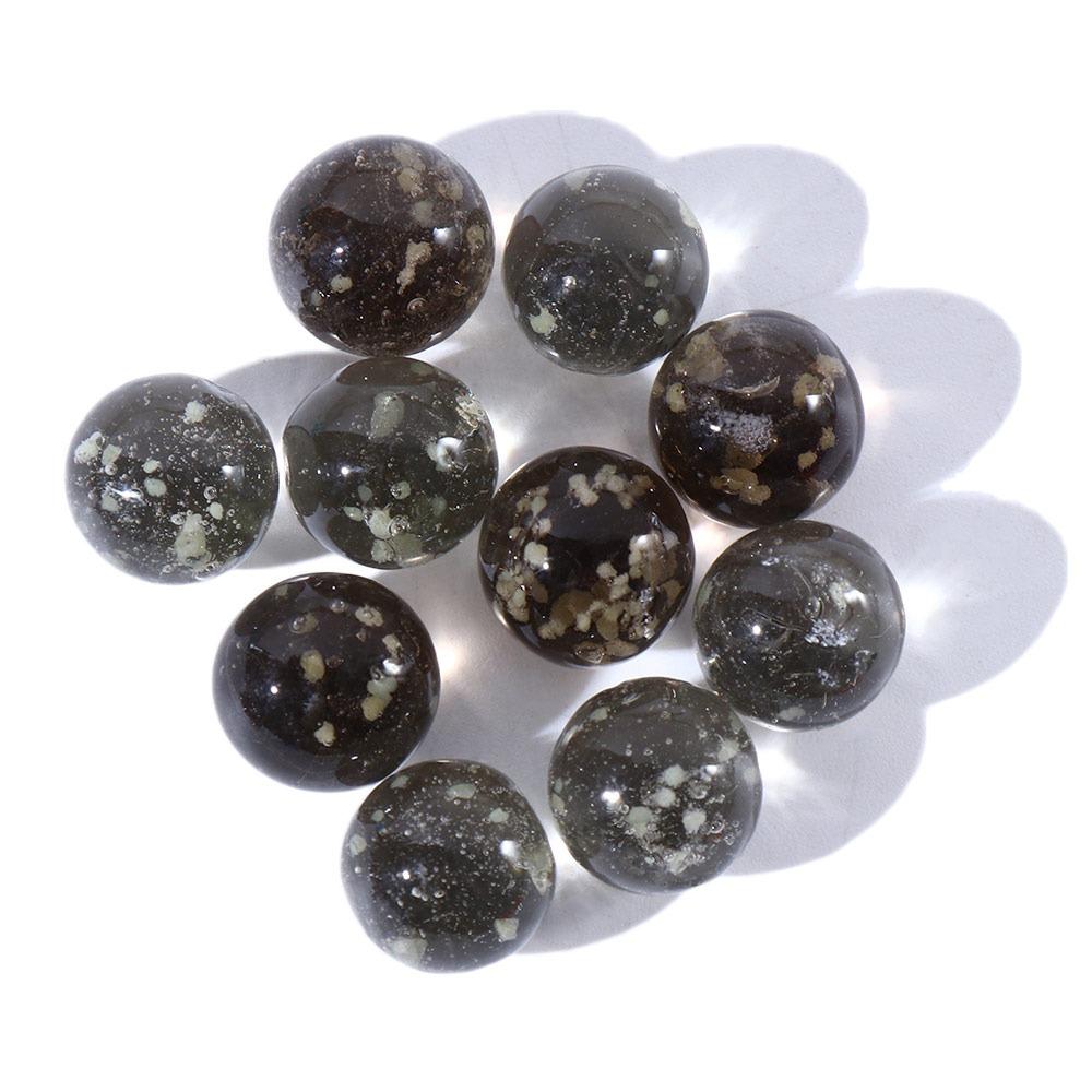 10pcs/pack Non-porous Fish Tank Glass Ball Glow in The Drak Transparent Crystal Beads Parent-child