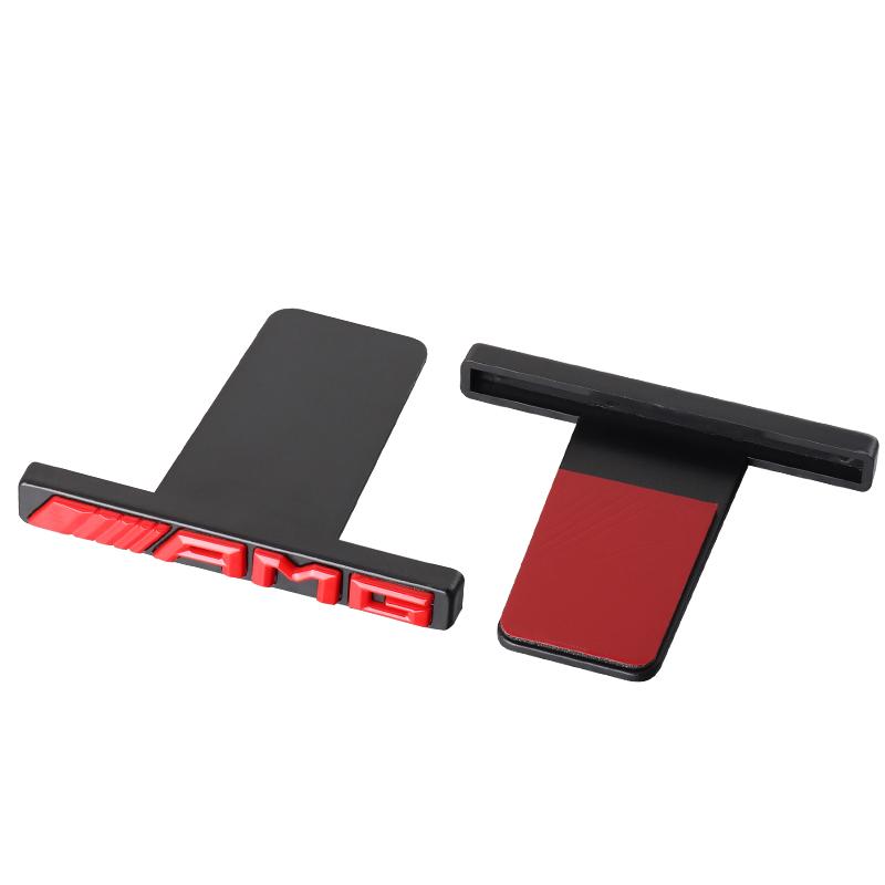 1 Peça Emblema AMG 3D ABS Adesivo de Emblema para Grade Frontal de Carro Para Mercedes Benz Amg X156 W204 W205 W203 W211 W212 W169 GLC CLK CLA A180