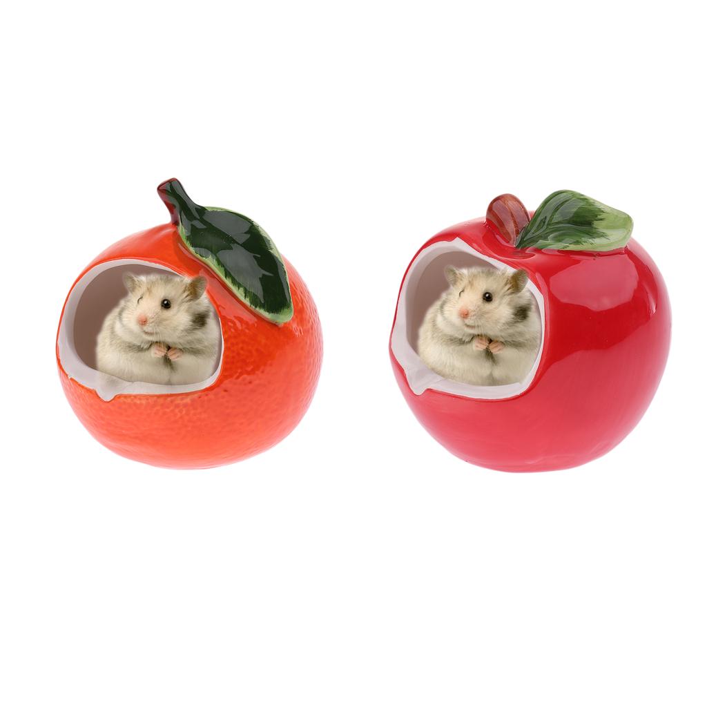 ceramic hamster house