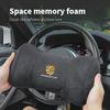 UQMW3 Car Seat Headrest Pad Auto Neck Pillow Lumbar Support For Porsche 911 718 Taycan Panamera Cayenne Macan Boxster Cayman Pajun 918