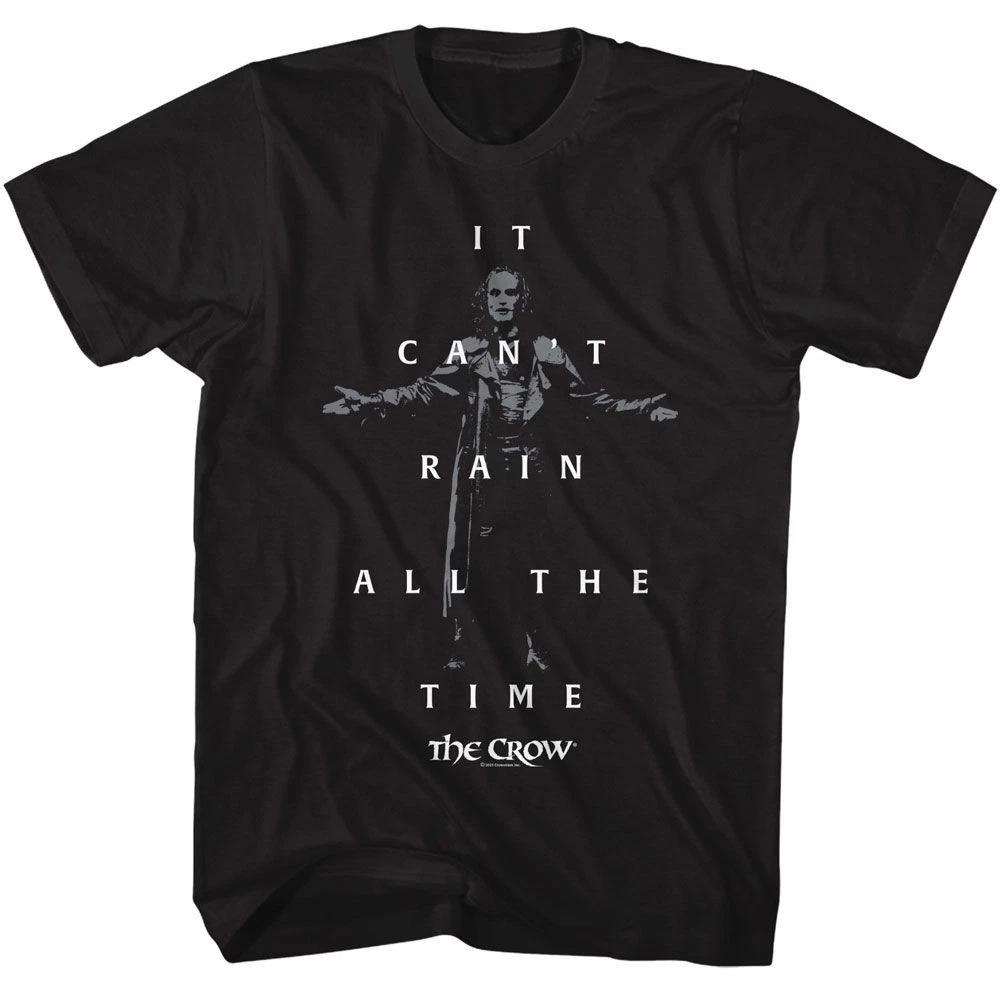 The Crow - Cant Rain Quote And Photo - American Classics - Solid Black  Sho 120
