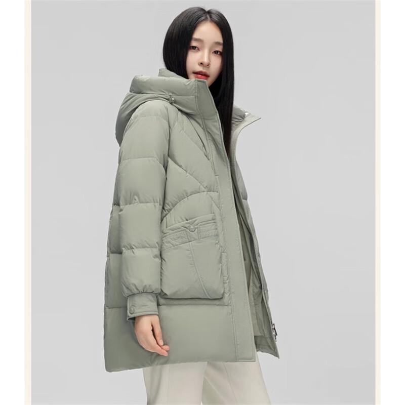 SNOWFLYING Women's 2024 Stylish Thickened Warm Down Jacket X30142574F