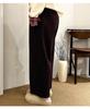 Plus Size Women's High-Waisted Retro Plaid Wide-Leg Cropped Pants NK1287