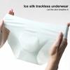 Men Briefs Transparent Stretchy No Trace Hidden Waistband Plus Size Quick Dry Underpants Panties Underwear for Honeymoon
