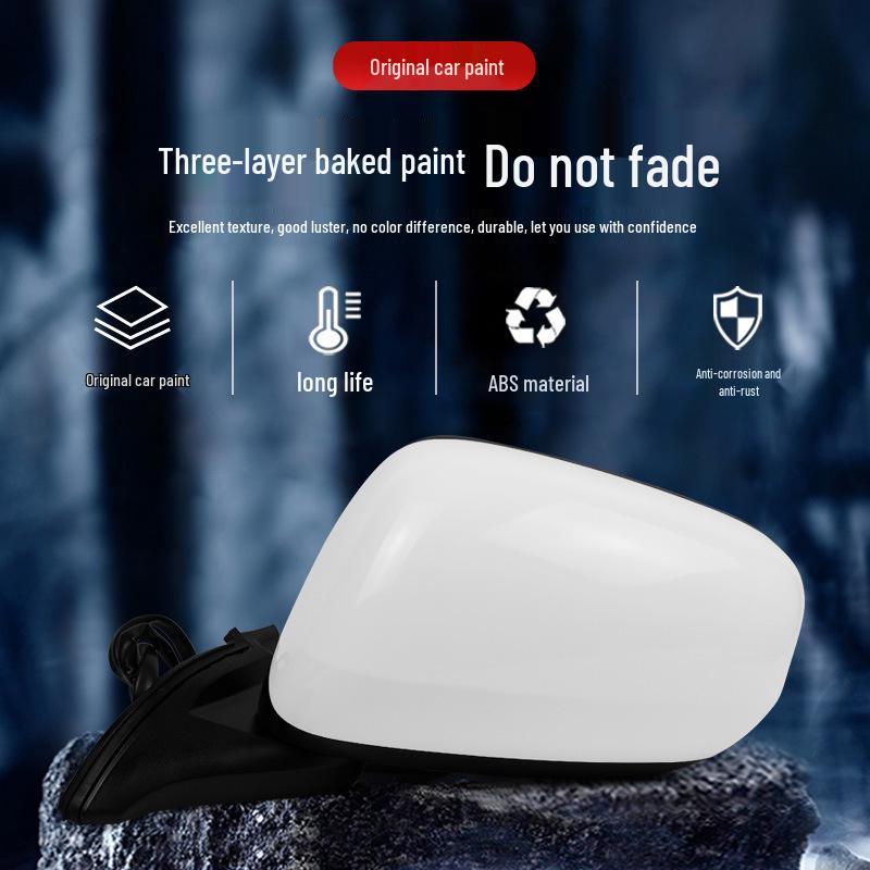 Rearview Mirror Assembly for 2008-2013 Honda Fit: Left/Right Reflector Shell