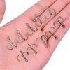 50Pcs/box Treble Fishing Hook Fishing Hook High Carbon Steel Treble Overturned Hooks Fishing Tackle Round Bend Treble
