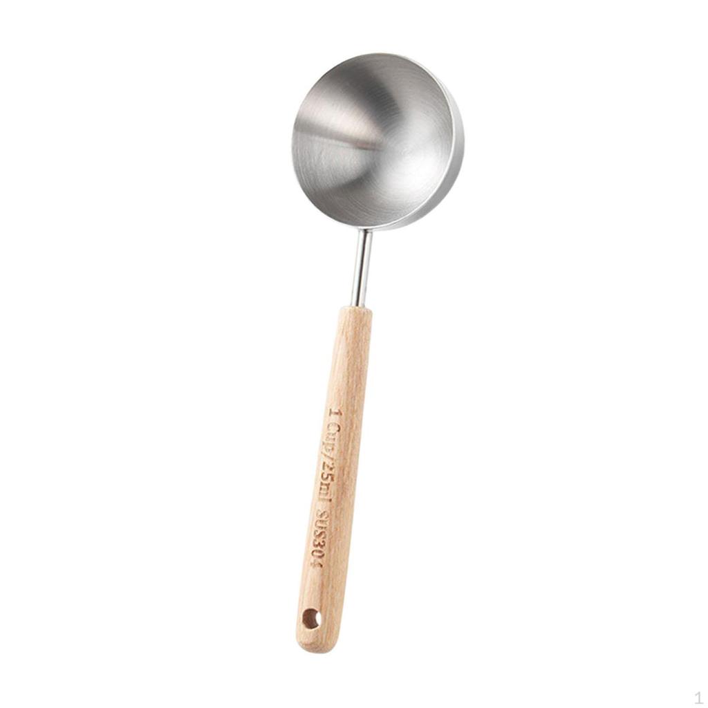 Kaffeemesslöffel Schaufel Küchenmesswerkzeug mit langem Griff für Mehl