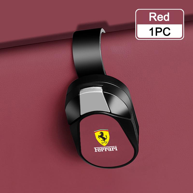 Multi-functional Car Glasses Clip Sun Visor Sunglasses Holder For Ferrari SP1 812 F40 F12TDF Spider SF90 458 488 599 612 FF F12 MQ5