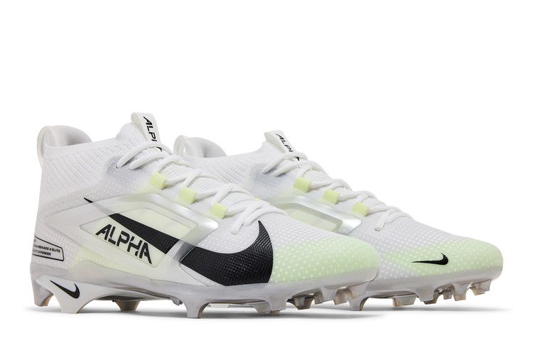 Scarpe da Ginnastica da Uomo Nike Alpha Menace 4 Elite Bianco Polvere di Fotone Nero Bianco/Argento Metallico/Polvere di Fotone/Nero