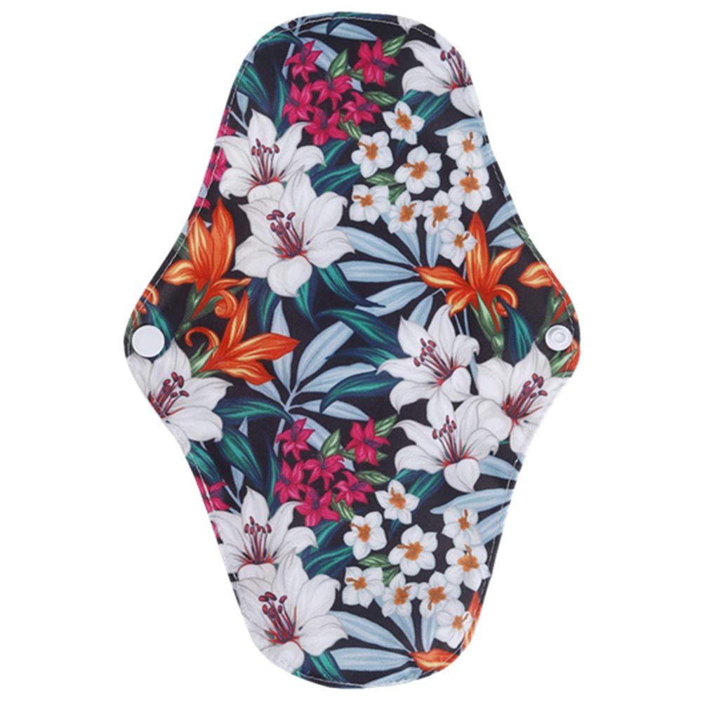 7-teiliges Set Mama Damenbinden Pads wiederverwendbar wasserdicht