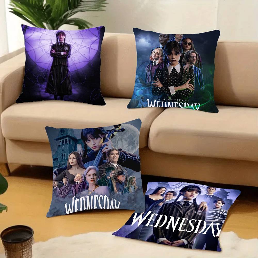 Film W-Mittwoch Kissenbezug Kurzplüsch Sofa Dekorativ Geschenk Zuhause Doppelseitiger Druck Kissen