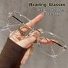High Definition Cat-eye Presbyopia Glasses, Anti-blue Light Ultra-light Street Style Eyewear +1To +1.5