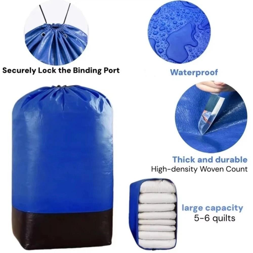 110/120cm Logistics Woven Bag Waterproof Home Packaging Bag Closet Organization