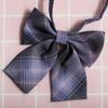 Jk Japanese Plaid Korean Version Of Collar Flower Graduate Female Collar Flower College Wind Streamer Jk Bow Shirt Accessories Sailor Suit