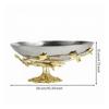 Pedestal Fruit Tray Modern Compote Shiny for Coffee Table, Home Decor