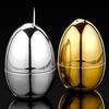 Creative Eggs Shaped Toothpick Case 304 Stainless Steel Toothpick Dispenser For Office Desk And Dining Table Kitchen Accessories