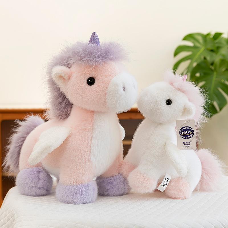 Nicole Pony Plush Doll: Cute Mustang Figurine and Sleeping Pillow for Kids