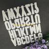 F26C Creative Letters Metal Cutting Die Art Alphabets Die Cuts Embossing Stencil for DIY Paper Crafts Photo Album Decorat