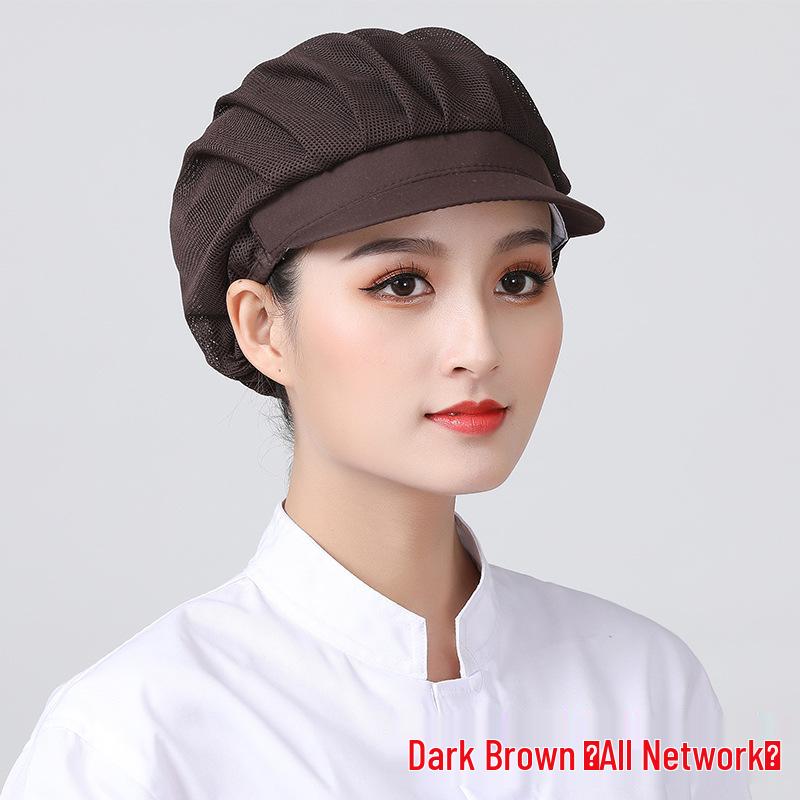 Dustproof Breathable Chef/Waiter Hat - Unisex Sanitary Kitchen Catering Hat