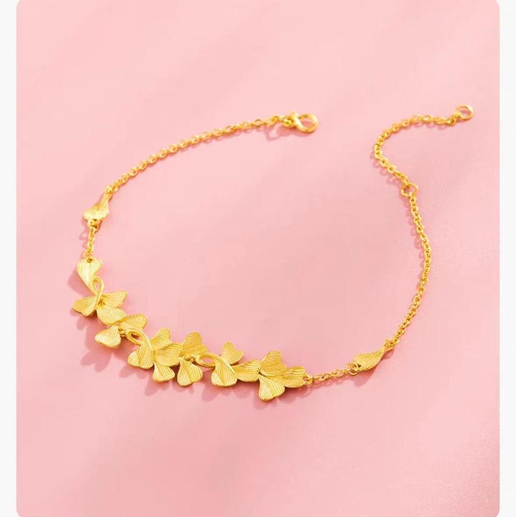 Vietnam Gold Love Heart Bracelet - Women's Simple Fashion Wedding Jewelry