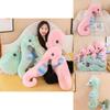 Colorful Seahorse Plush Toy Large Stuffed Animal Doll For Bedtime Cuddles And Leg Support Pillow