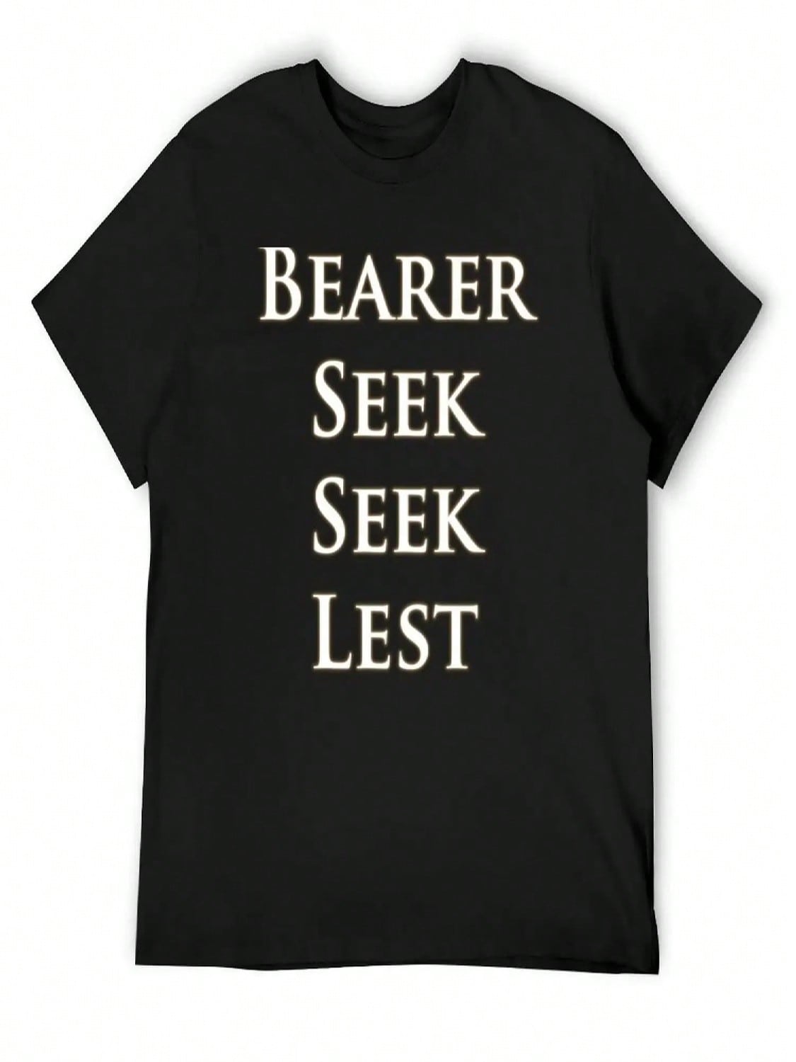 Bearer Seek Seek Lest T-Shirt Funny Costumes Plain Custom T-Shirts Anime T-Shirt unisexs Clothing S разноцветный