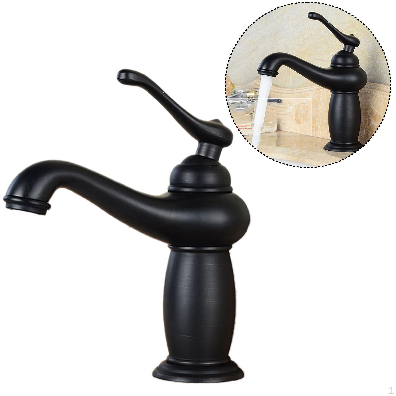 Vintage Brass Shape Bathroom Wash Basin Mixer Faucet