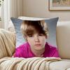 Copricuscino singer pop JJustin BBieber federa antiacaro decoro divano soggiorno cuscino stanza