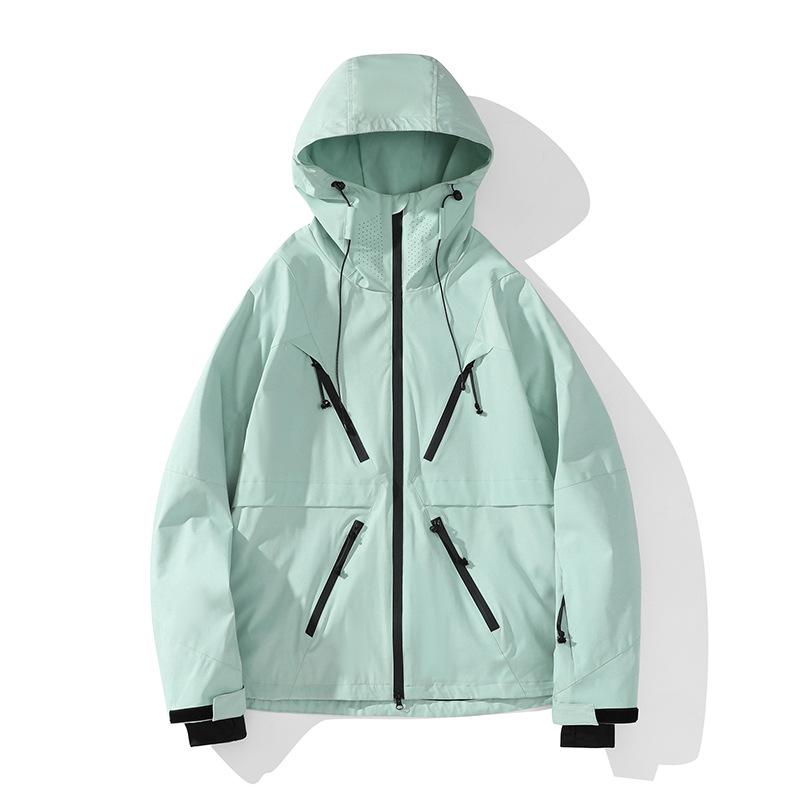 AK Waterproof Ski Suit Set: Plus Size Couple Style, Stand Collar, -30° Rated, E18