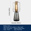 LED Table Lamp Bedroom Bedside Lamp Minimalist Art Decoration Designer Glass Desk Light
