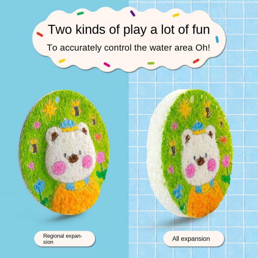 Sponge Texture Drawing Pens Kit With Easel 3D Drawing Canvas Texture Painting Toy Kids Craft