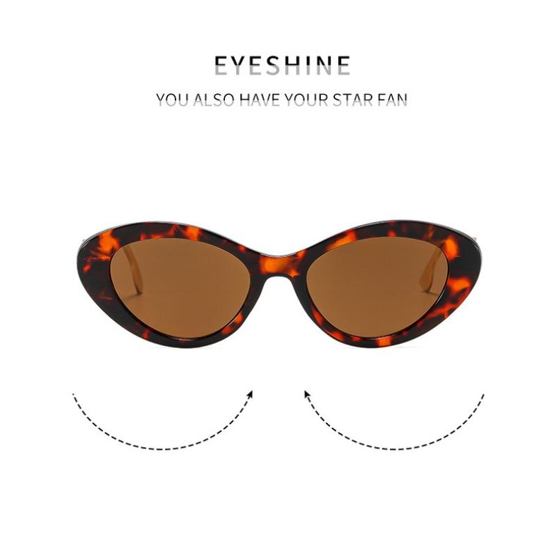 Women's Sunglasses - Unisex Retro Oval Cat-eye Sunglasses