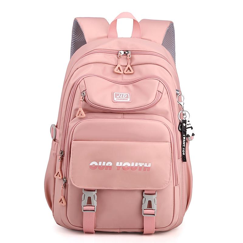New Style Simple Backpack for Junior High School Students Lightweight Backpack for Boys