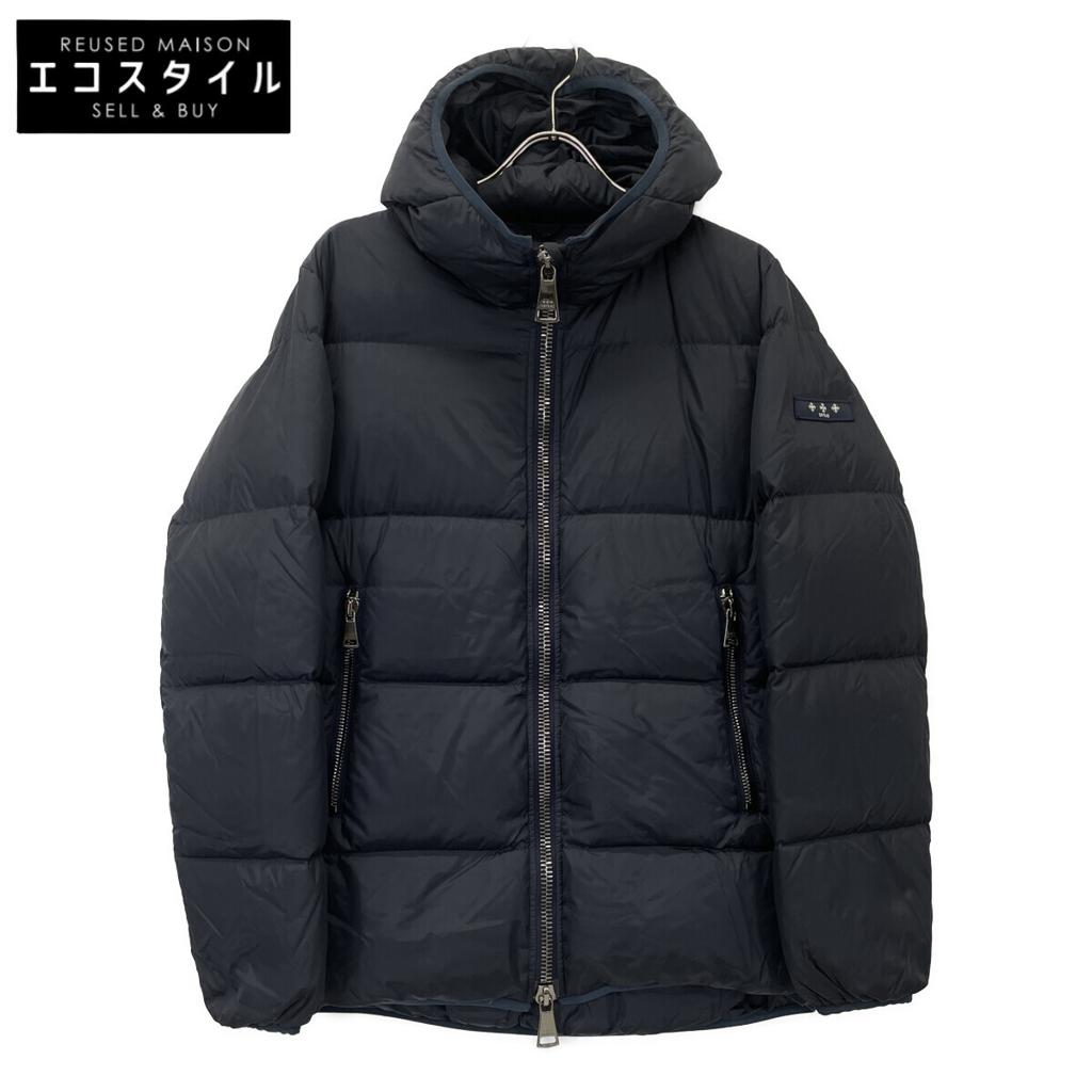 TATRAS MTK19A4157 FAEDO Navy Hooded Down Jacket coat 2 blackUsed