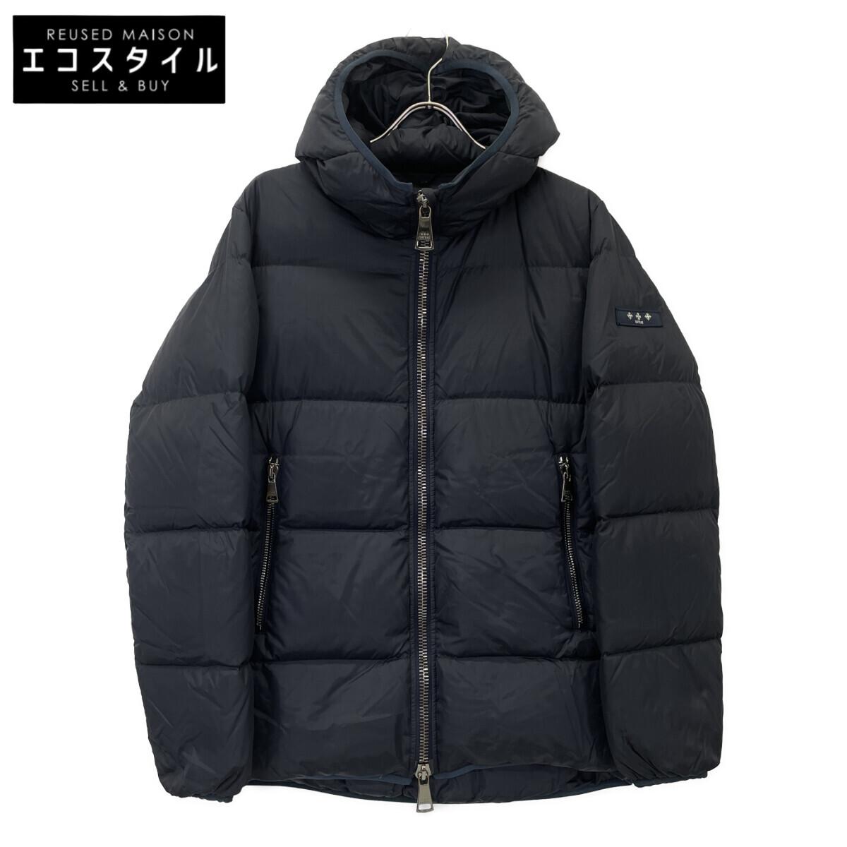 

TATRAS MTK19A4157 FAEDO Темно-синяя куртка-пуховик с капюшоном пальто 2 черныйБ/у